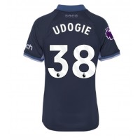 Tottenham Hotspur Destiny Udogie #38 Replica Away Shirt Ladies 2023-24 Short Sleeve